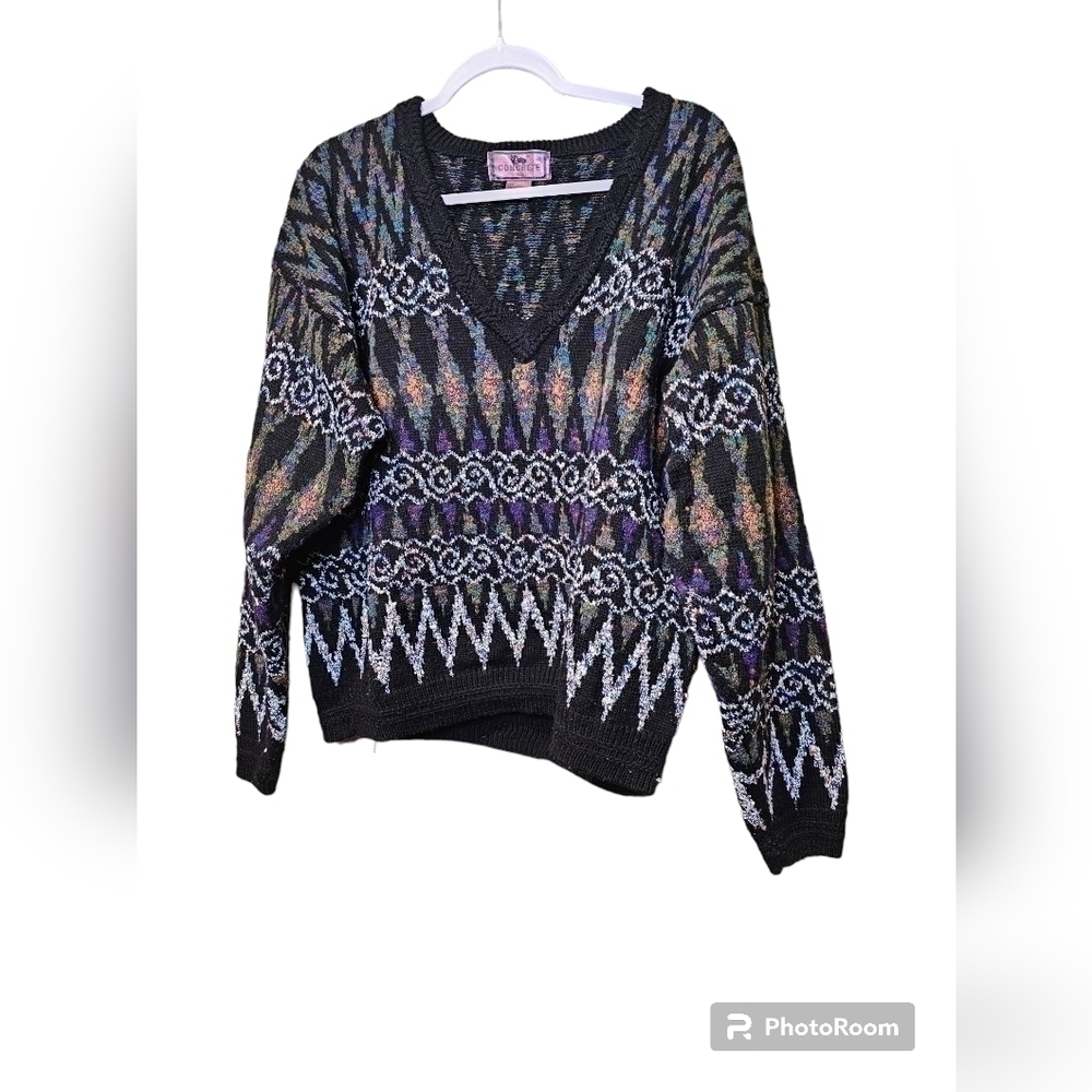 Vintage 90's concrete mix sweater men's large